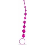 Crushious Flexible Bead Chain Pink 25.4 cm - Soft Rubber Intimate Accessory