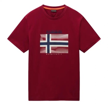 Napapijri Тениска Napapijri S-Lari tibetian red M