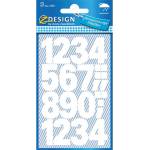 AVERY 3787 100pt бял стикер за числа, устойчиви на атмосферни влияния (3787)
