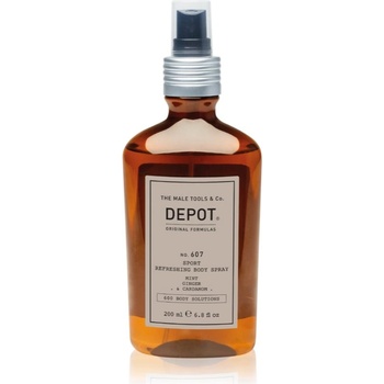 Depot 600 BODY SOLUTIONS NO. 607 SPORT REFRESHING BODY SPRAY освежаващ спрей за тяло за мъже 200ml