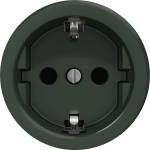 Reblig - Ретро безрамкова домашна розетка SCHUKO 230V/16A зелена (RG0112)
