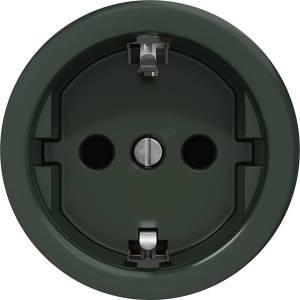 Reblig - Ретро безрамкова домашна розетка SCHUKO 230V/16A зелена (RG0112)