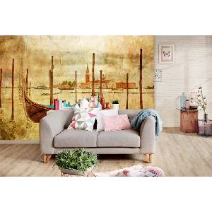 DIMEX ART Самозалепваща се флизелинова фототапета гондола във венеция 375 x 250 см