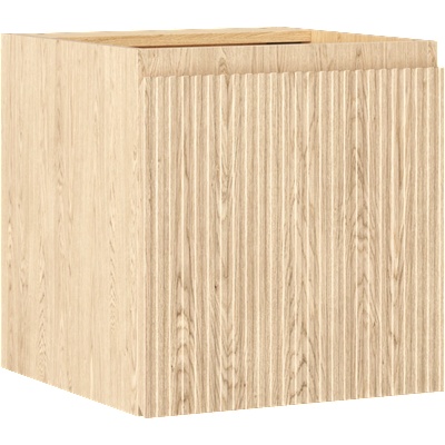 Mexen Rivel шкаф за баня под умивалник 45 см, 1 врата, релефен, дъб - 91A21-04547-1-BF81 (91A21-04547-1-BF81)