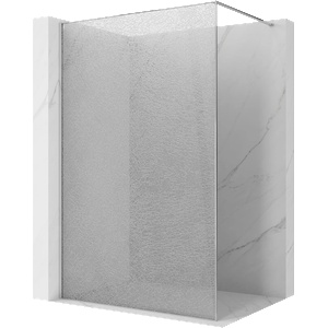 Mexen Kioto Душ стена Walk-in 110 x 200 см, crackle прозрачно 12 mm, хром - 800-110-101-01-04-X (800-110-101-01-04-X)