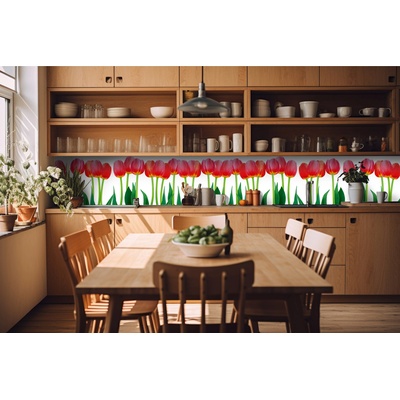 DIMEX ART Фототапет за кухня - лалалета 420 x 60 см