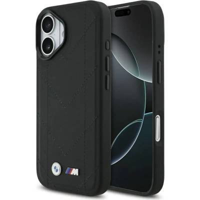 BMW Калъф BMW M Quilted Logo MagSafe iPhone 17 - черен