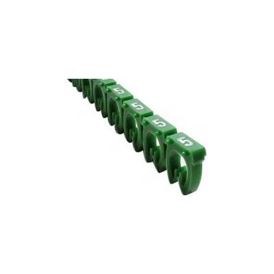 Značka CAB3 1,5 - 2,5 mm² symbol "5" zelená 1200ks- balenie