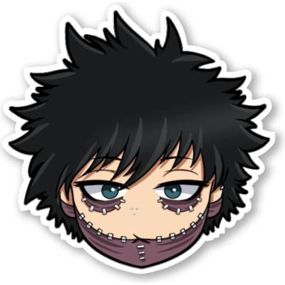 Boku no Hero Academia (BNHA) Samolepka Dabi Face