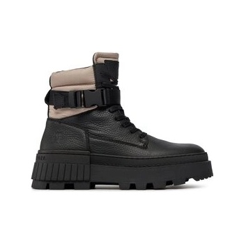 Topánky Tommy Hilfiger TH ELEVATED CHUNKY LTH BKLE BOOT pánske čierna FM0FM04909