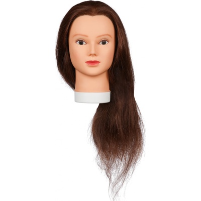 Sibel Tréningová hlava Tmavohnedá Training Head Elena Dark Brown 60cm