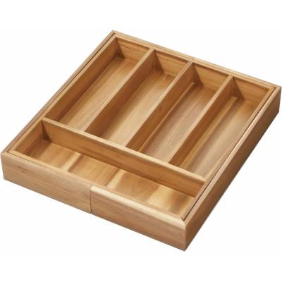 iDesign 40274 - Akáciový výsuvný organizér do zásuvky