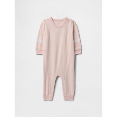 GAP Бебешки гащеризон с лого GAP GAP | Rozov | Момичешки | 50-62