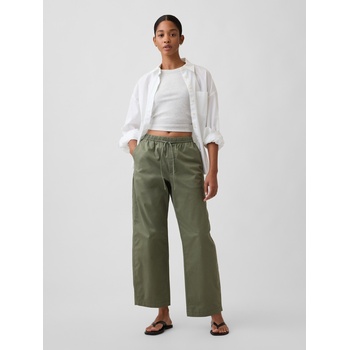 GAP Панталони High Rise Easy Barrel Khakis GAP GAP | Zelen | ЖЕНИ | M