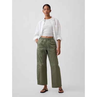 GAP Панталони High Rise Easy Barrel Khakis GAP GAP | Zelen | ЖЕНИ | M