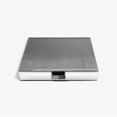 Stackers šperkovnice Graphite Glitter Glass Classic Lid šedá