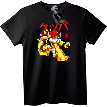 NOONEBRAND Тениска Боузер Купа Огън - 7XL, Black