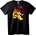 NOONEBRAND Тениска Боузер Купа Огън - 7XL, Black