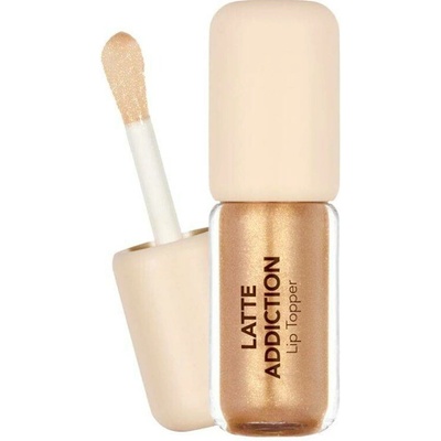 Flormar vyživující lesk na rty Latte Addiction Lip Topper 001 Golden Mocha 3,5 ml