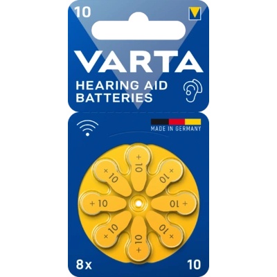 VARTA БАТЕРИИ ЗА СЛУХОВ АПАРАТ varta 10-bli-8 (10-bli-8)