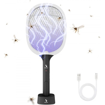 Beper Електрическа хилка против насекоми Beper P206ZAN250, 2W, USB зареждане, Стойка, LED осветление, Бял (P206ZAN250)