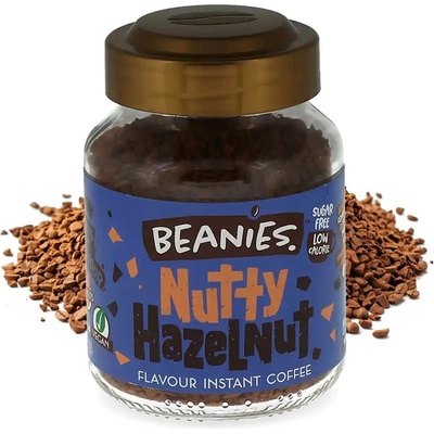 Beanies ochucená instantní káva Nutty Hazelnut 50 g