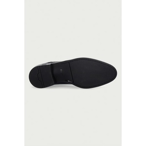 BOSS половинки обувки мъжки от кожа Tayil (50573355.001)