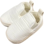 Leoncino Бебешки муселинови буйки Leoncino - Moccasins, размер 19, бели (5202-6) - ozone