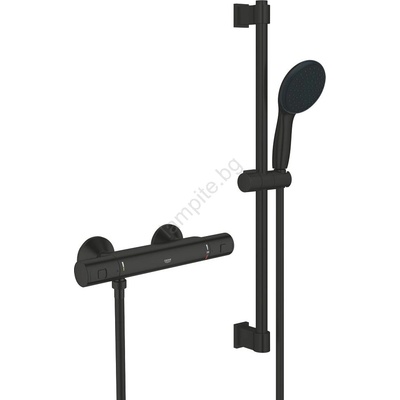 GROHE 345972431 -Термостатен смесител за душ PRECISION START 12 60 cm черен (GH1117)