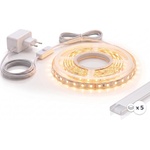 SmartLED КОМПЛЕКТ 1x LED лента MYLIVING LIGHTSTRIP LED/22W/230V 5 m + 5x вграден профил 1 m (SD0103A)