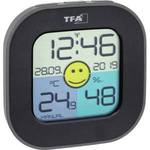 TFA Fun Цифров термо-хигрометър с часовник и дата - 30.5050. 01 (79-30.5050.01)