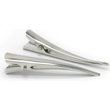 Stříbrné sponky pinetky do vlasů 2 ks