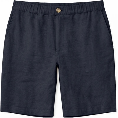 Mazine Мъжки къси панталони Mazine Regular Linen Shorts - Ink Blue - размер XXL (012-4464-0215)