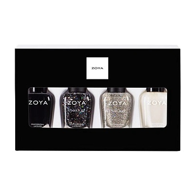Zoya Polish Quad Winter Wishes sada laků Willa + Imogen + Cosmo + Genesis 4 x 15 ml