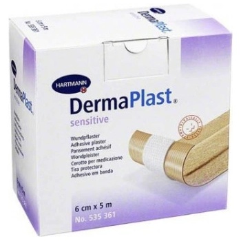 Dermaplast Sensitive náplasť na rany z netkaného textilu 4 cm x 5 m 1 ks