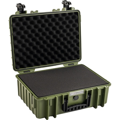 BW Outdoor Cases Type 5000 Bronze green pre-cut foam