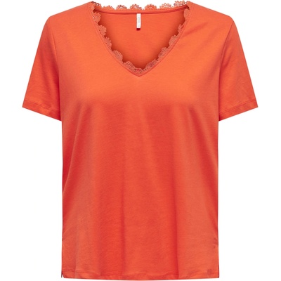 ONLY Тениска 'duffy' оранжево, размер m