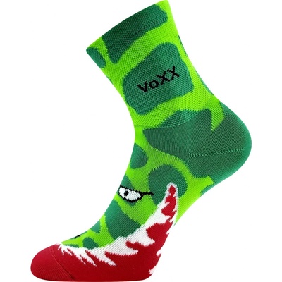 Voxx Ralf X vzorované športové ponožky krokodíl