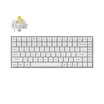 Image 1 of Keychron K2 Pro White QMK/VIA Hot-Swappable K Banana Switch (K2P-P4)