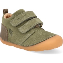 Bisgaard Barefoot dětské kotníkové boty Carter Sage zelené