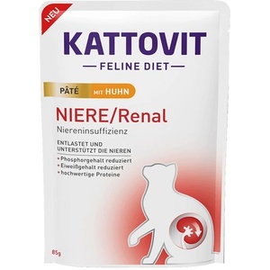 KATTOVIT Пате Нирки / Ренал обички пакетче пиле 85 г