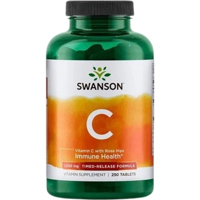 Swanson Timed-Release Vitamin C 1000 mg | With Rose Hips [250 Флакона]
