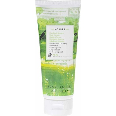 Korres Basil Lemon Body Milk telové mlieko 200 ml