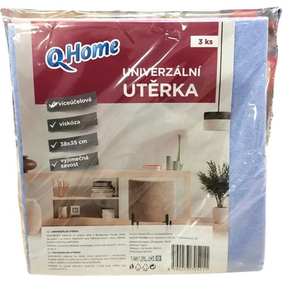 Q Home utierka Univerzálna 3 ks