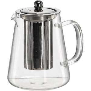 Chomik Топлоустойчива кана с метален капак и цедка за чай 950ml 68500 (LUT1564)