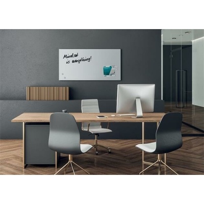 SIGEL Magnetická skleněná tabule "Artverum®", super bílá, 91 x 46 x 1,5 cm, GL546