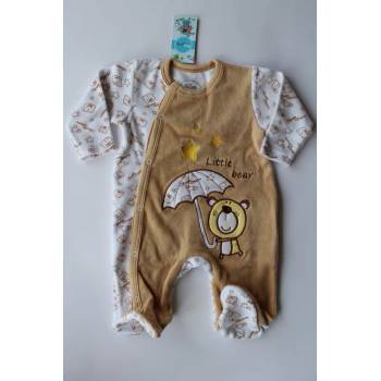 Image 1 of Viva Baby Плюшен гащеризон в кафяво, 62, 68, 74, 80