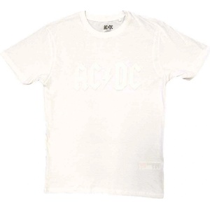 AC/DC Logo Hi-Build White L Риза (ACDCTS103MW03)