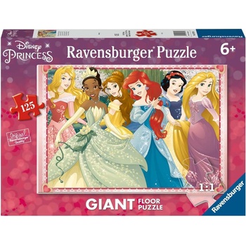 Ravensburger Пъзел за под Ravensburger от 125 части - Дисни Принцеси (9789)