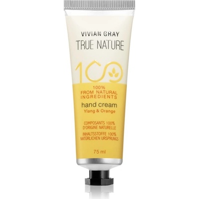 Vivian Gray True Nature Ylang & Orange hydratační krém na ruce 75 ml